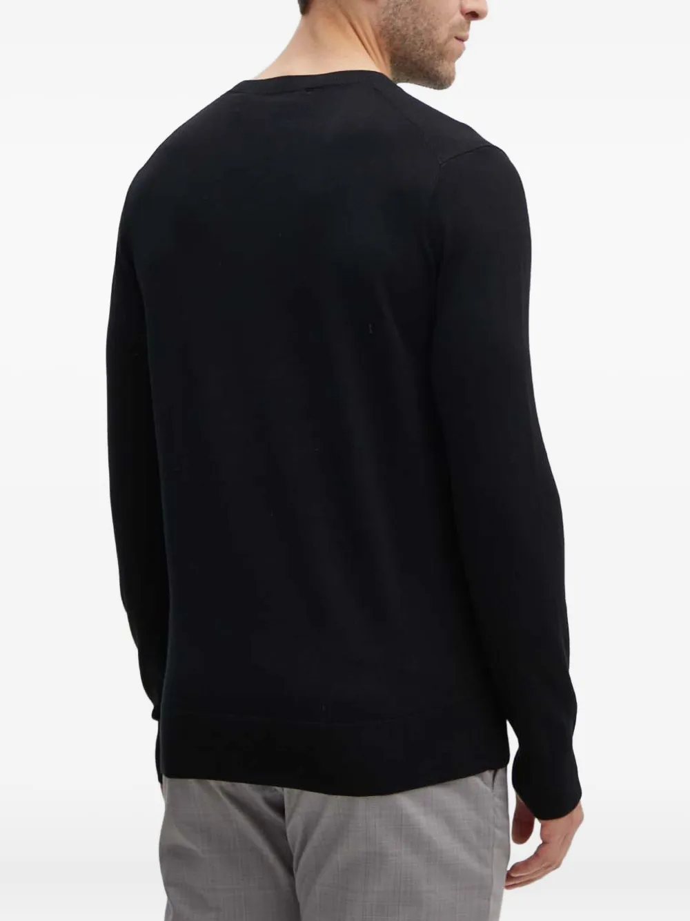 Karl Lagerfeld Top met ronde hals Zwart