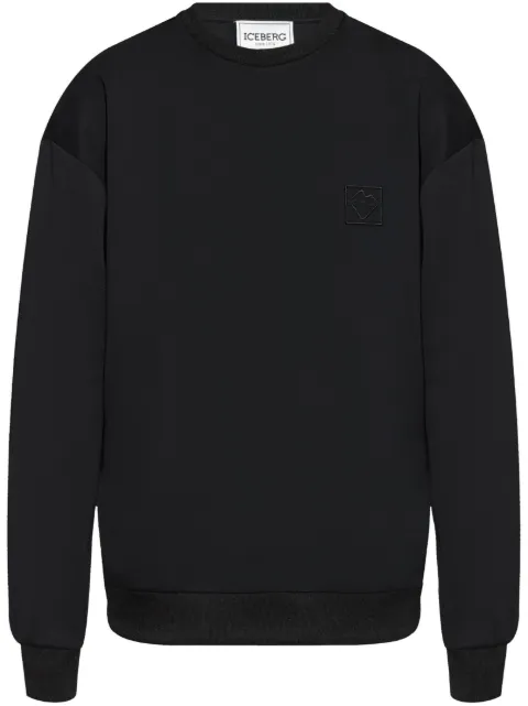 Iceberg logo-patch sweatshirt