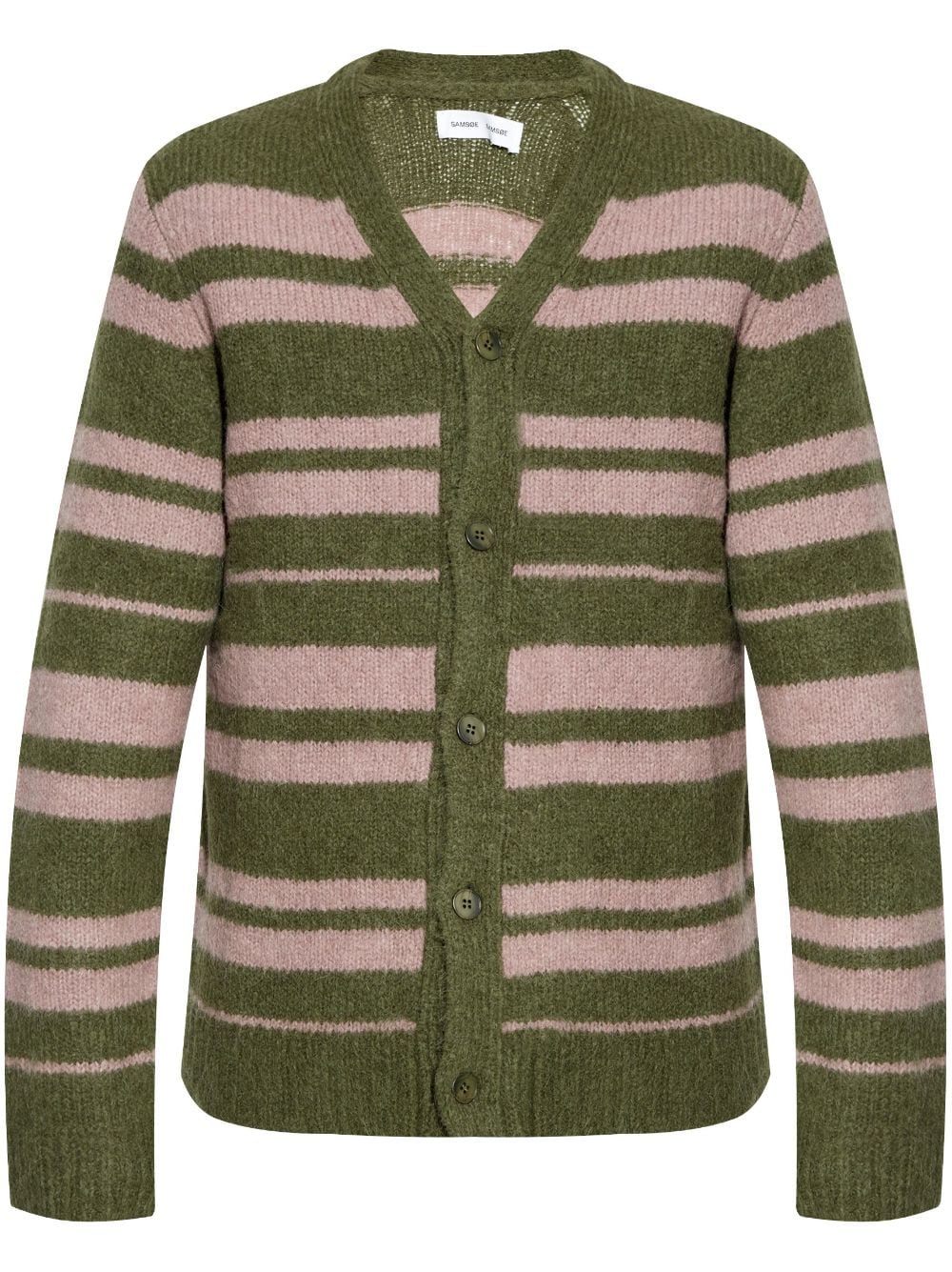 Shop Samsoe & Samsoe Saarin Cardigan In Green