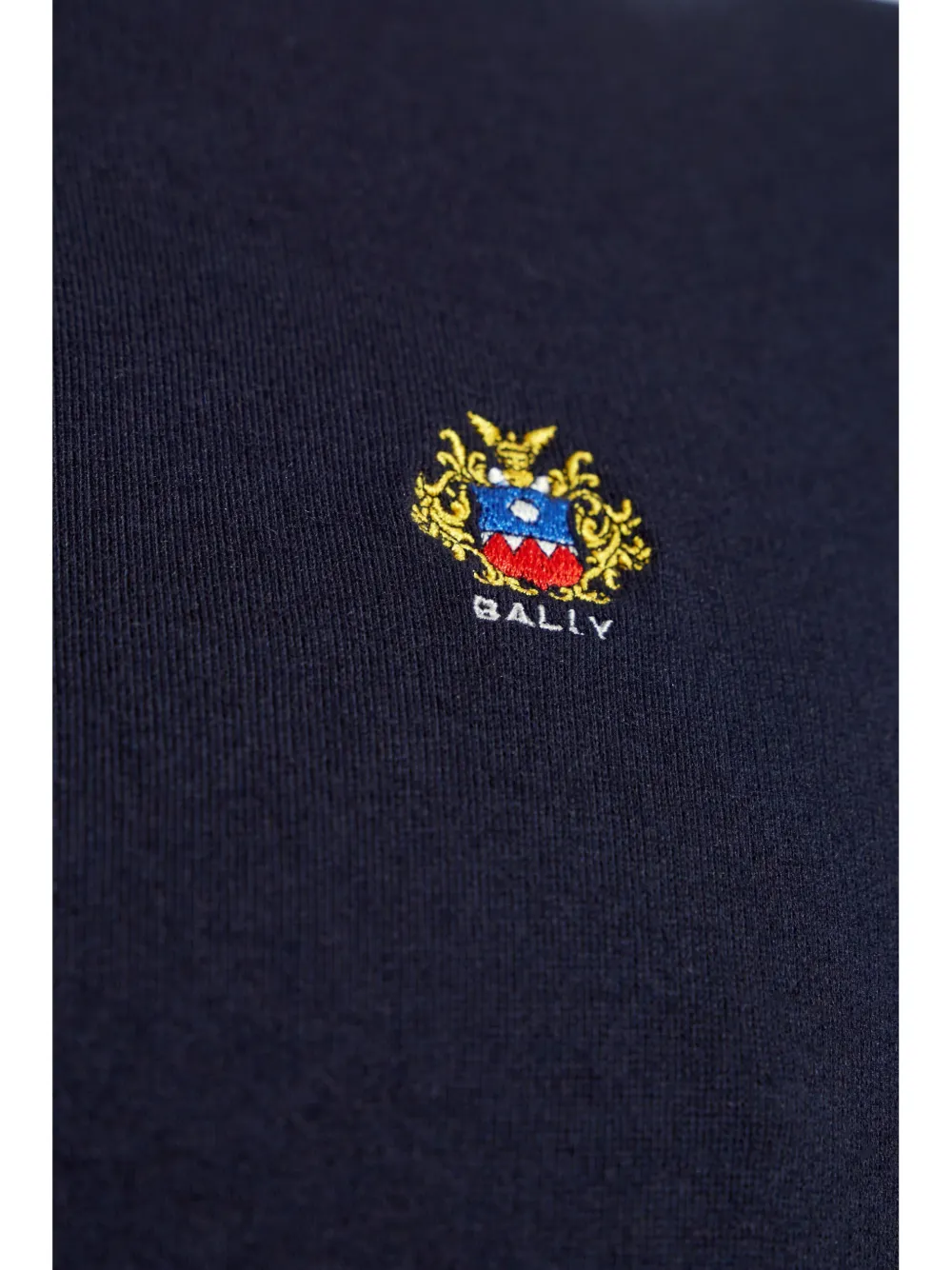 Bally Sweater met geborduurd logo Blauw