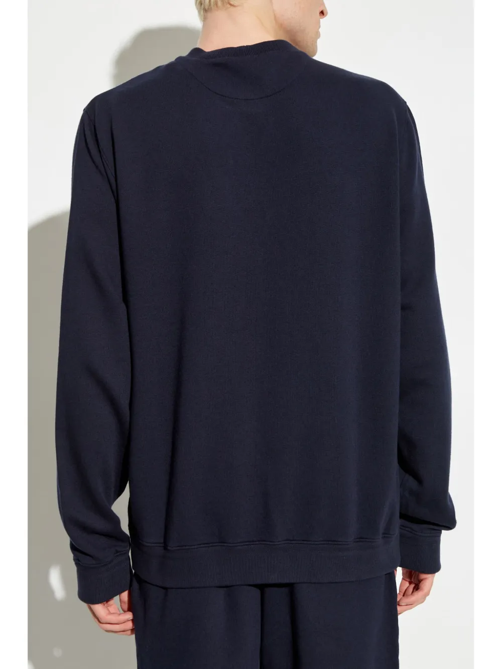 Bally Sweater met geborduurd logo Blauw