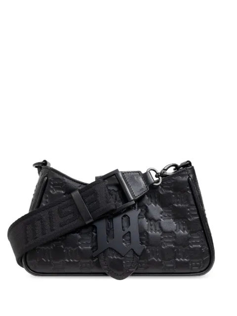 MISBHV embossed leather shoulder bag 