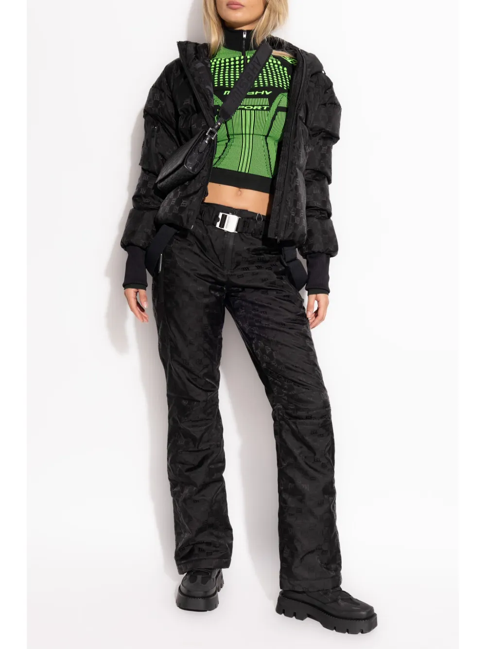 MISBHV stretched graphic top - Groen