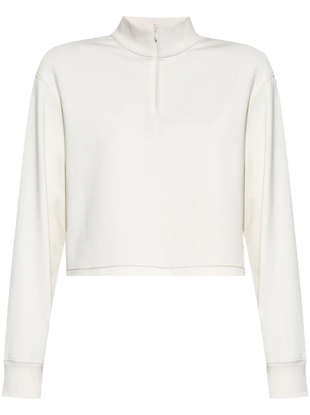 Theory Sweater met rits Wit