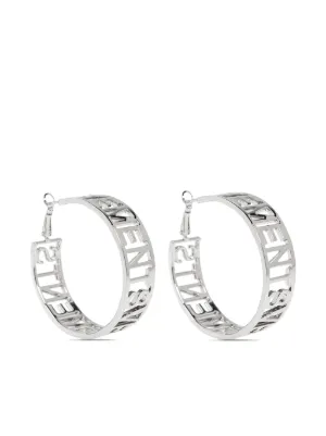 ピアス Vetements Silver l earrings Vetements Women's Logo Stud Single Earring in Silver Vetements