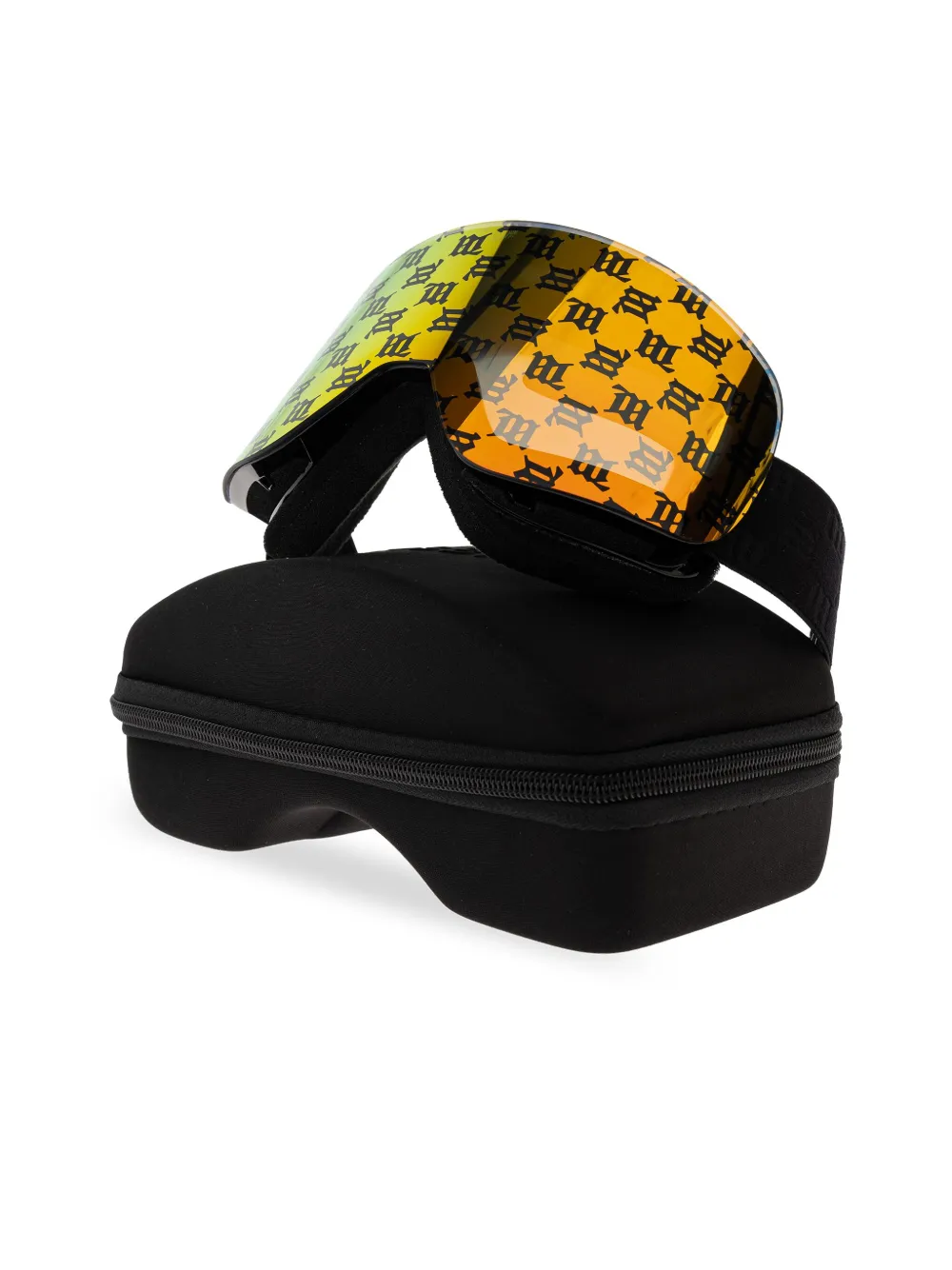 MISBHV Zonnebril met oversized montuur Geel