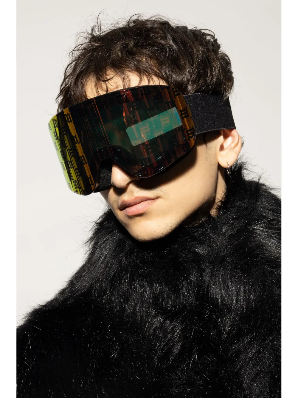 MISBHV Zonnebril met oversized montuur Geel