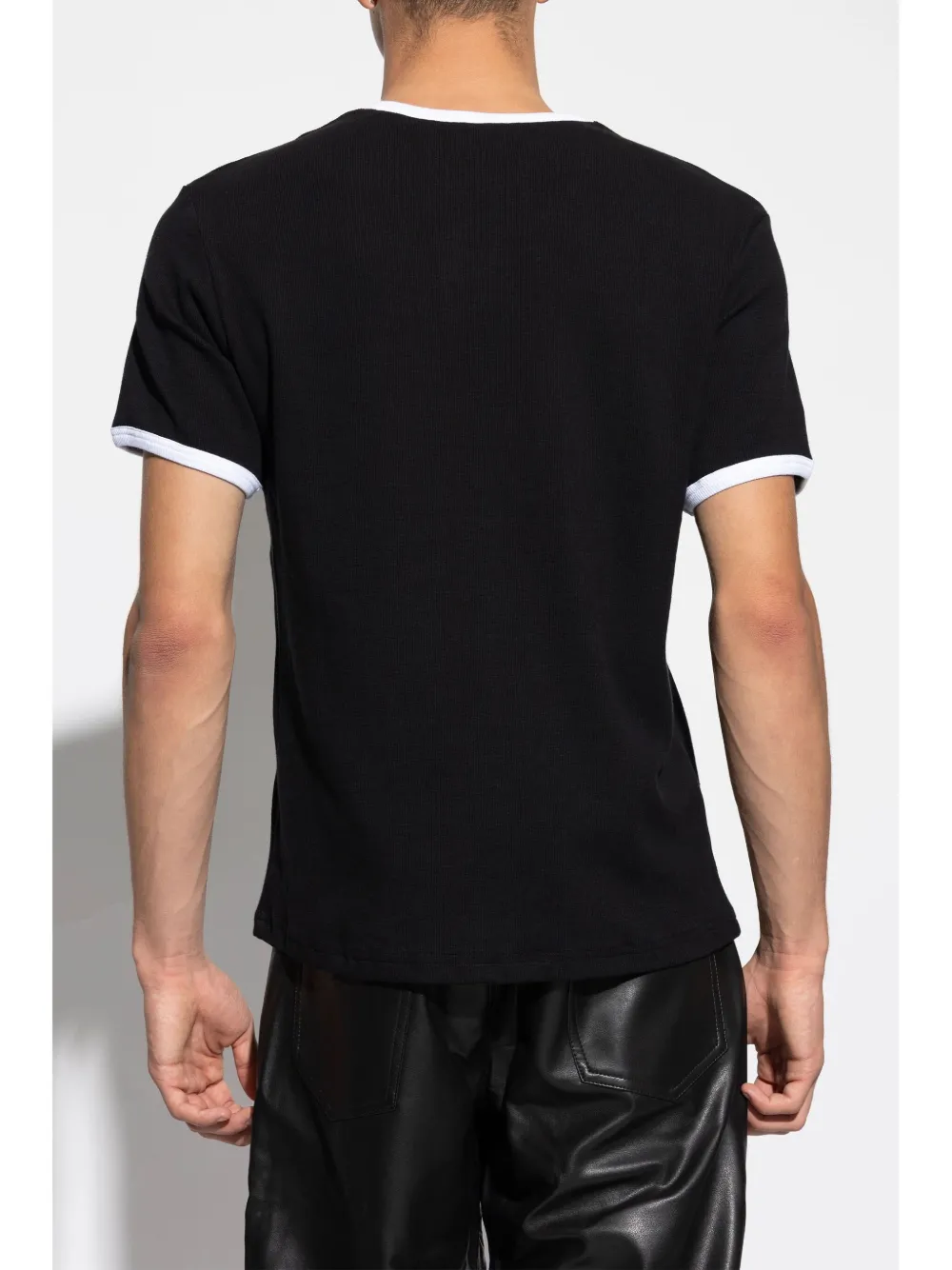 MISBHV T-shirt met geborduurd logo Zwart