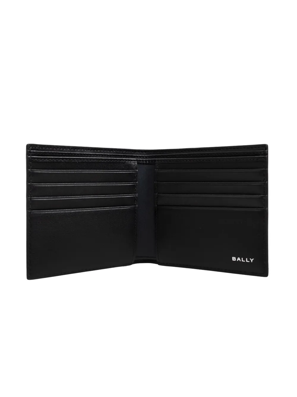 Bally Pennant-print leather wallet - Bruin