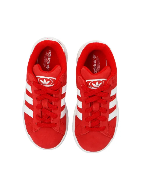 Red adidas kids shoes discount