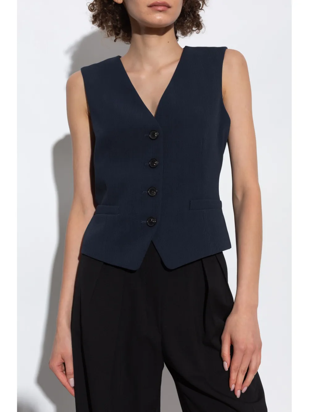 Theory Getailleerde spencer Blauw