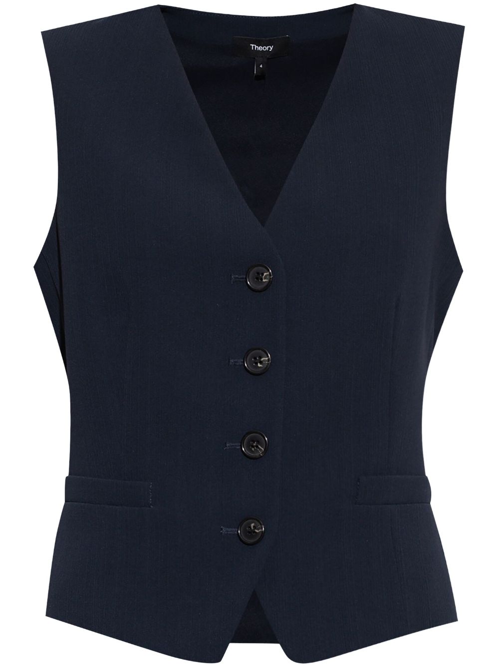 Shop Theory Slim-fit Vest In Blau