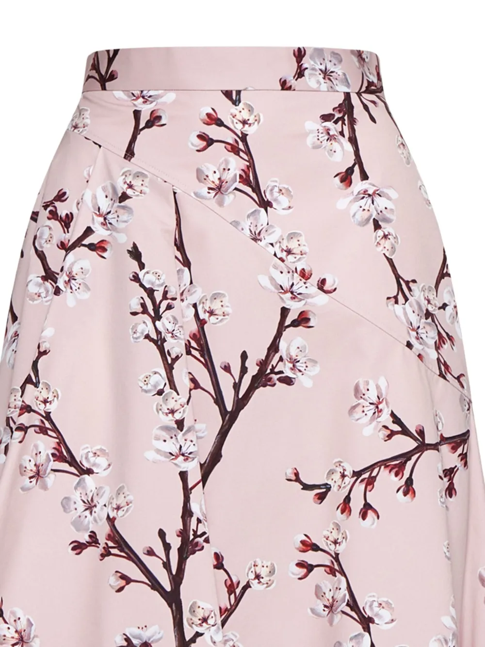 Alexander McQueen Midi-jurk met bloemenprint Roze