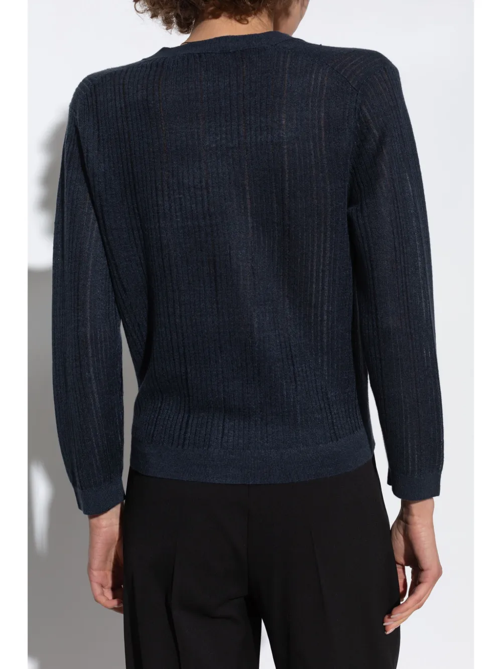 Theory Vest met V-hals Blauw