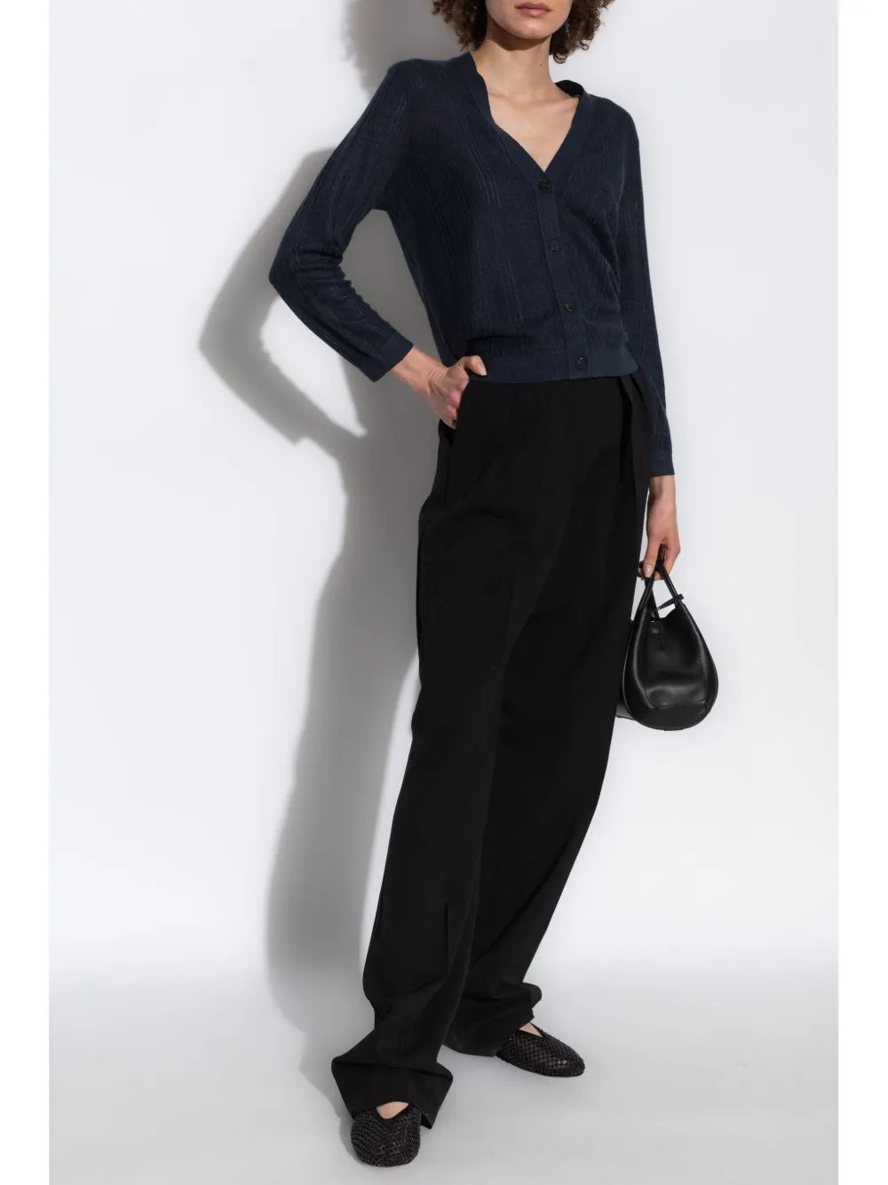 Theory Vest met V-hals Blauw
