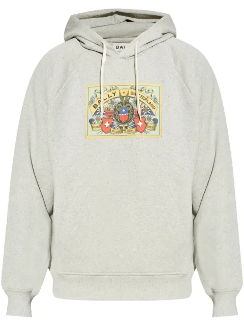 Bally logo crest hoodie 