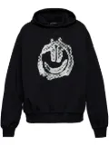 MISBHV graphic-print cotton hoodie - Black