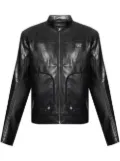 MISBHV zipped leather jacket - Black