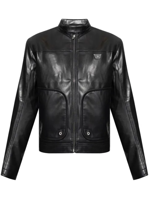 MISBHV zipped leather jacket 