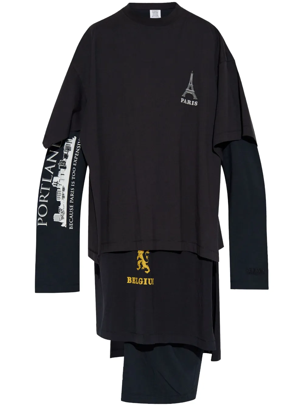Vetements t shirt dress outlet