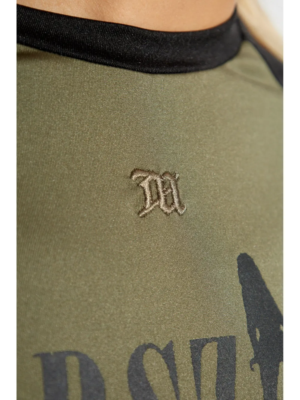 MISBHV T-shirt met geborduurd logo Groen