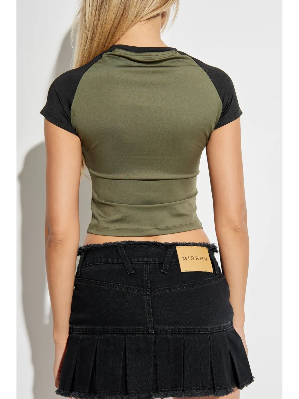 MISBHV T-shirt met geborduurd logo Groen