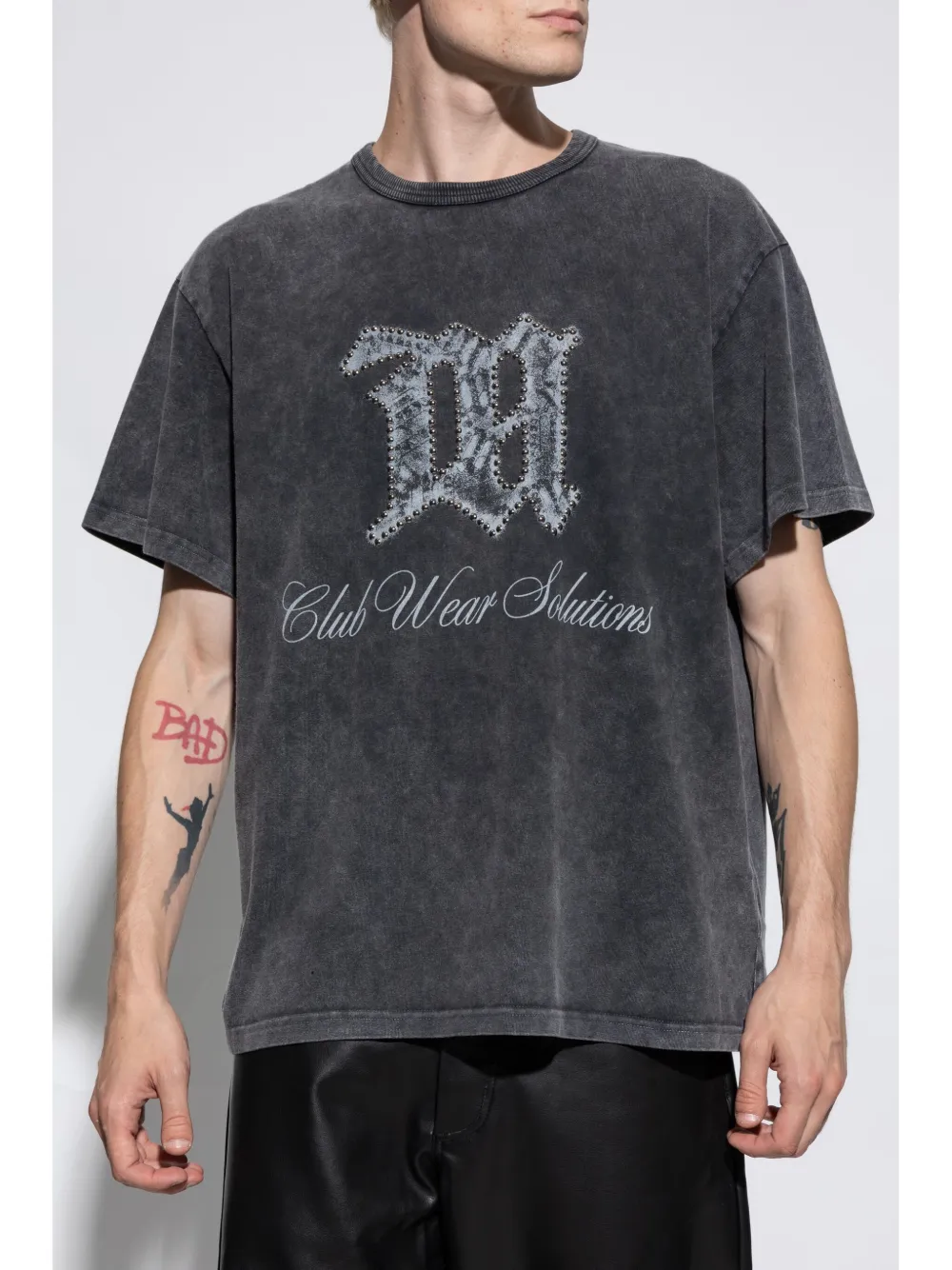 MISBHV T-shirt met logoprint Grijs