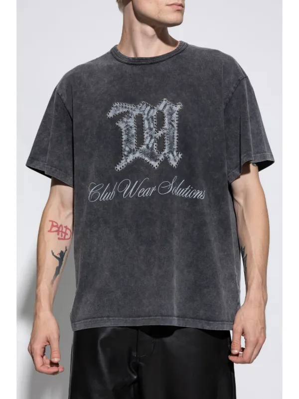 Misbhv>>>Misbhv ロゴパッチ Tシャツ MISBHV ロゴ Tシャツ | グレー | FARFETCH JP
