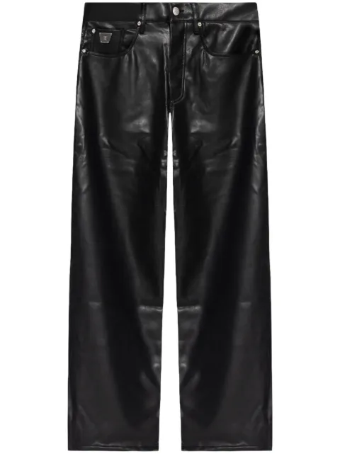 MISBHV faux-leather loose pants