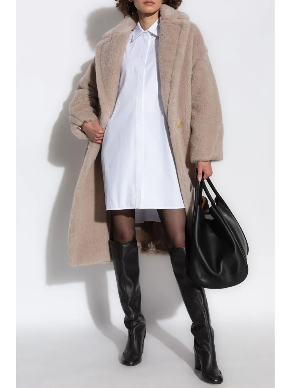 Max Mara Folgore blousejurk - Wit
