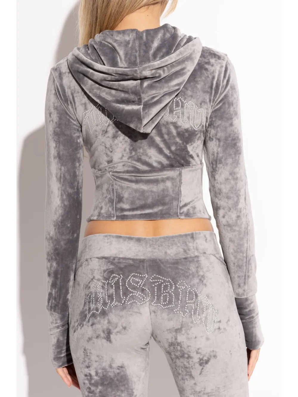 Misbhv rhinestone hoodie hotsell