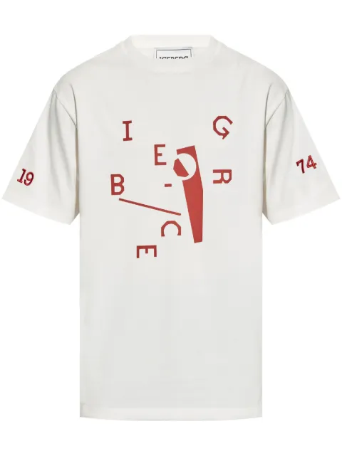 Iceberg graphic-logo-print cotton t-shirt