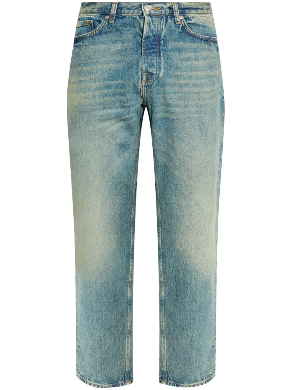 SAMSOE SAMSOE Jean a Coupe Droite Bleu FARFETCH FR