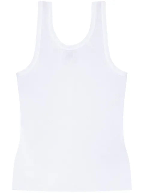 VETEMENTS logo-jacquard tank top