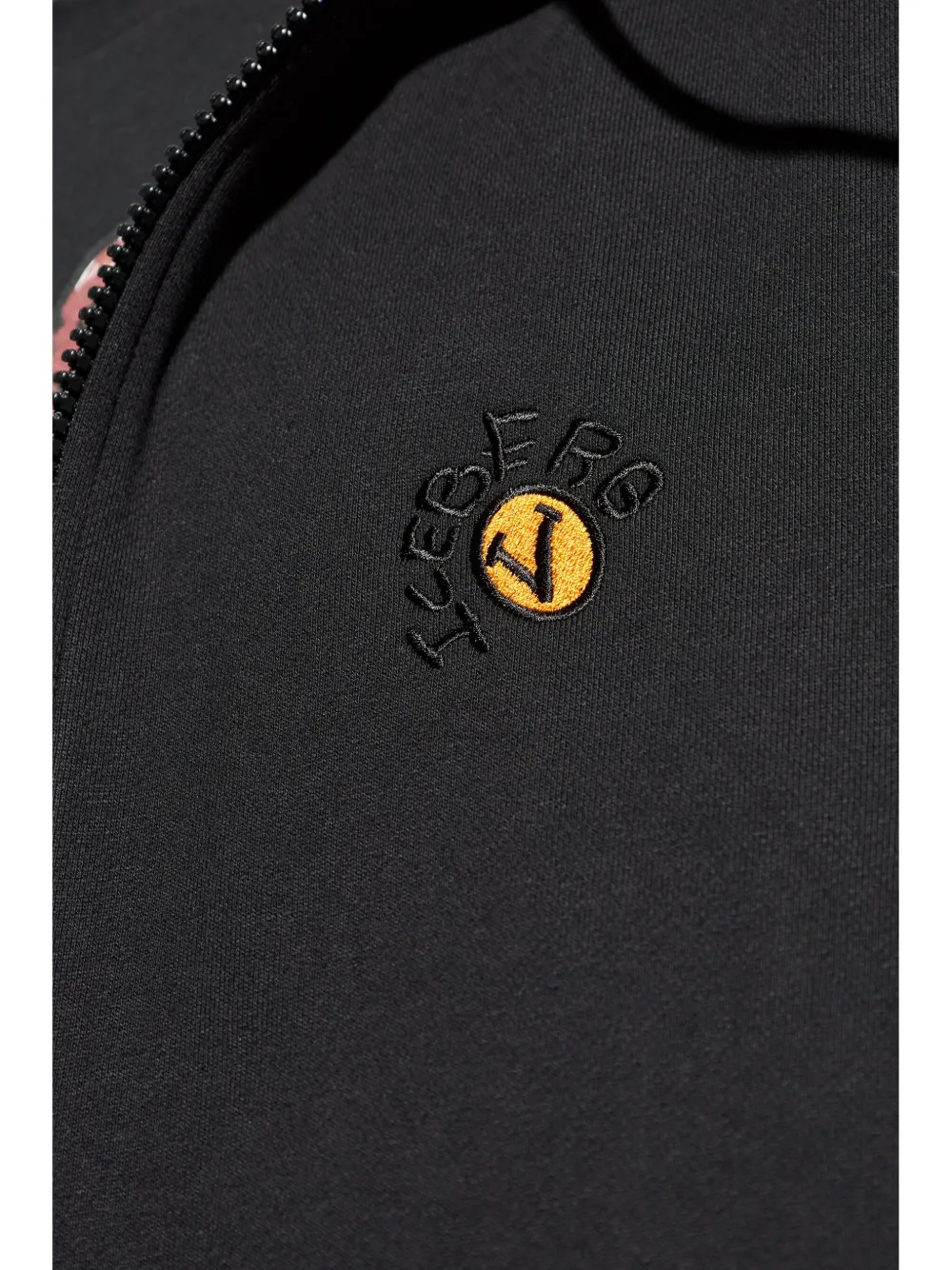 Iceberg Katoenen hoodie met geborduurd logo Zwart