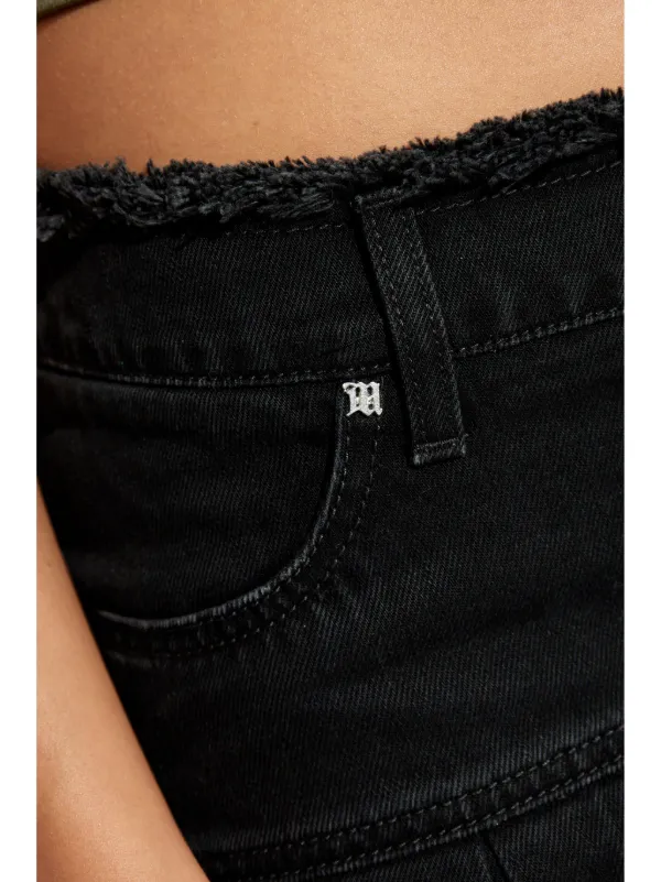 MISBHV ロゴパッチ デニムスカート | ブラック | FARFETCH JP