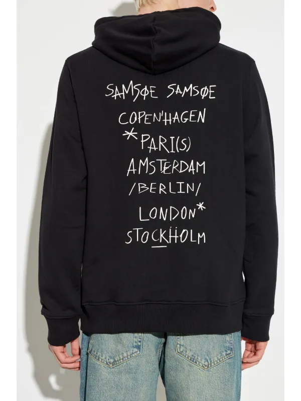 SAMSOE SAMSOE Sacopenhagen Hoodie | Black | FARFETCH