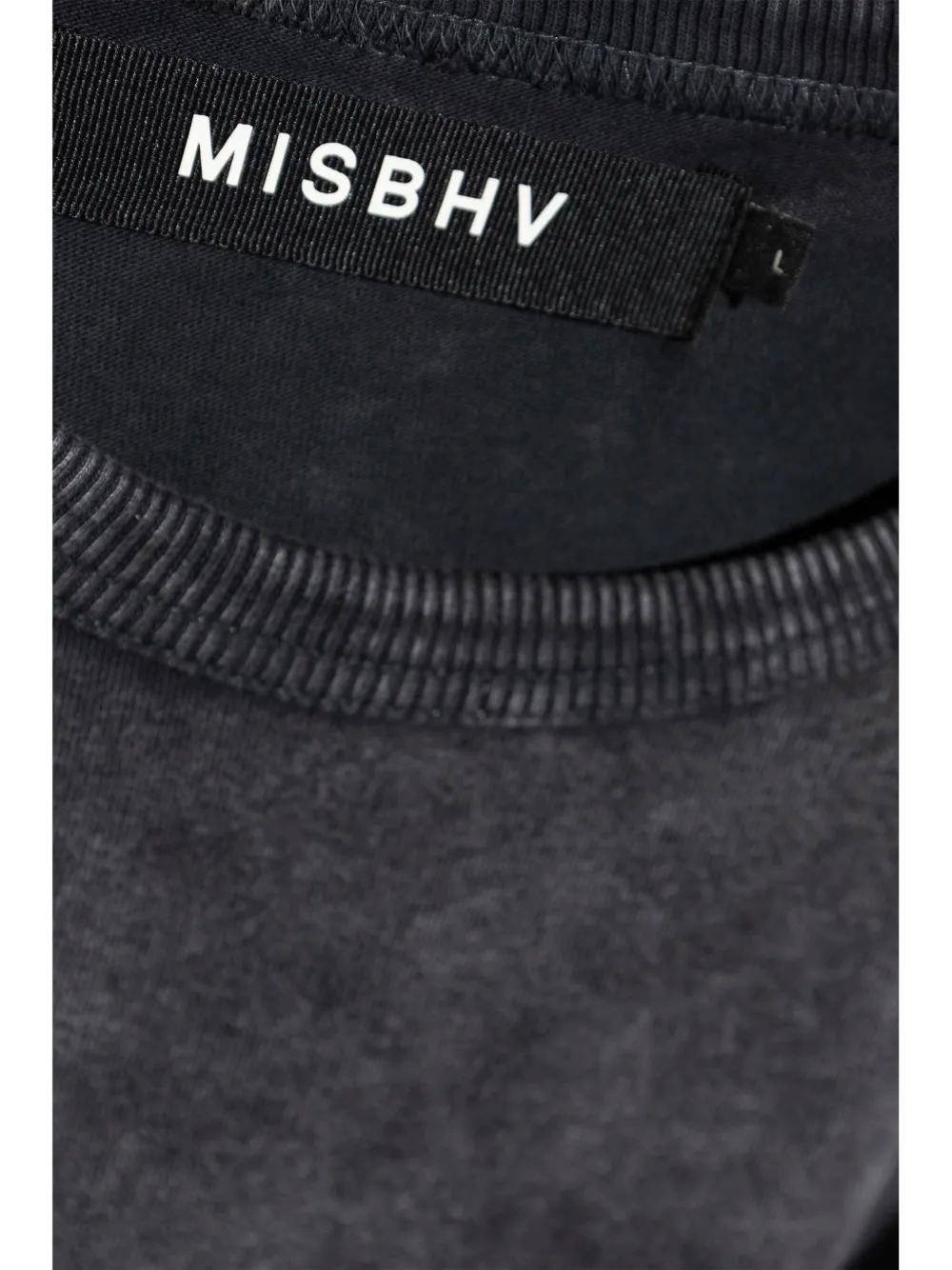 MISBHV Katoenen T-shirt met logoprint Grijs