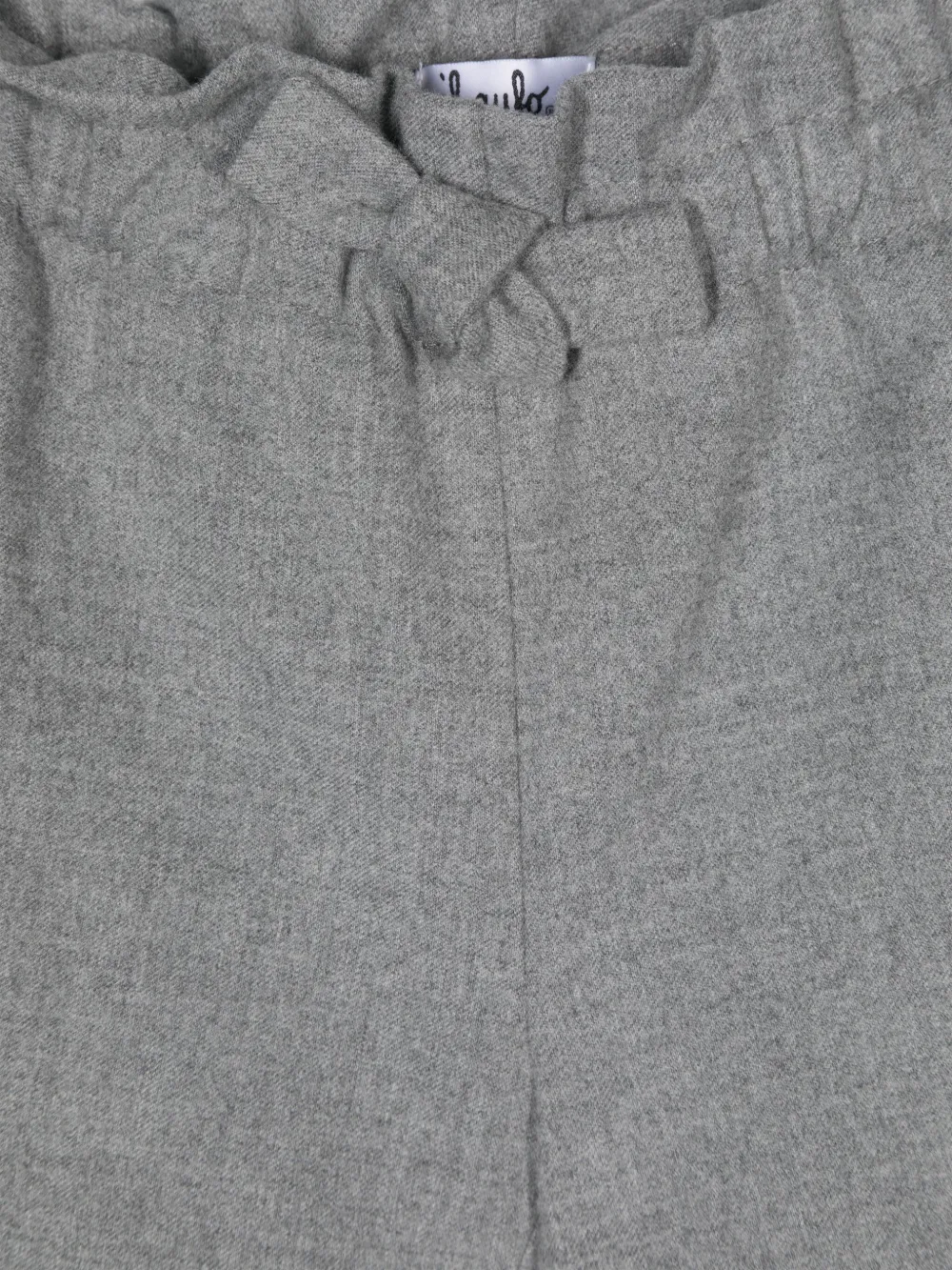 Il Gufo Shorts met strikdetail Grijs