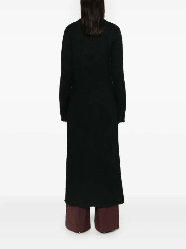 Jil Sander Knitted Maxi Dress | Black | FARFETCH
