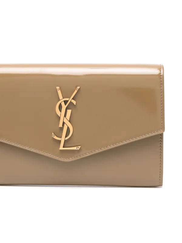 Saint Laurent Uptown Clutch Bag | Brown | FARFETCH Saint Laurent Uptown Clutch Bag | Brown | FARFETCH