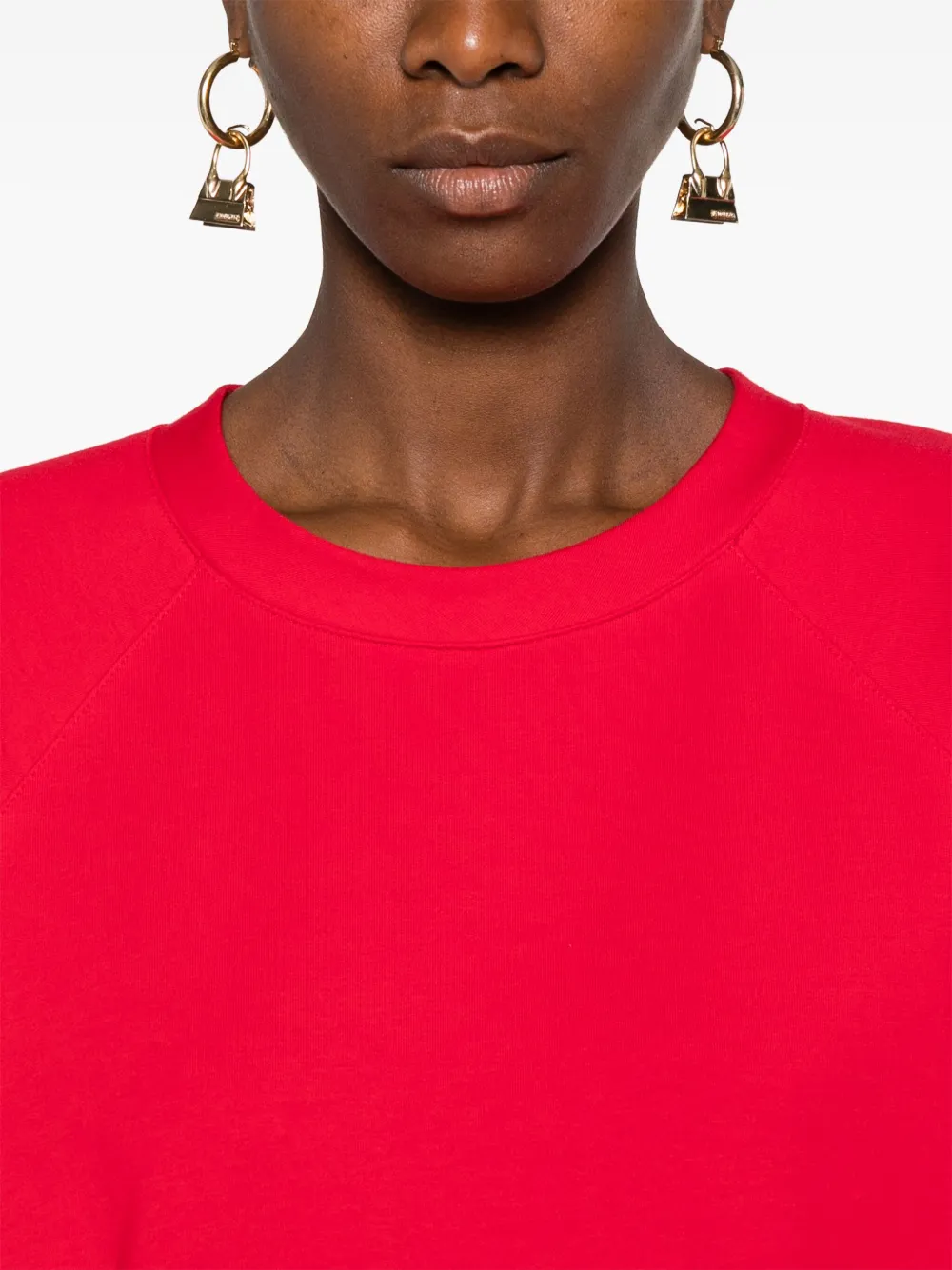 Norma Kamali Mini-jurk met raglan mouwen Rood