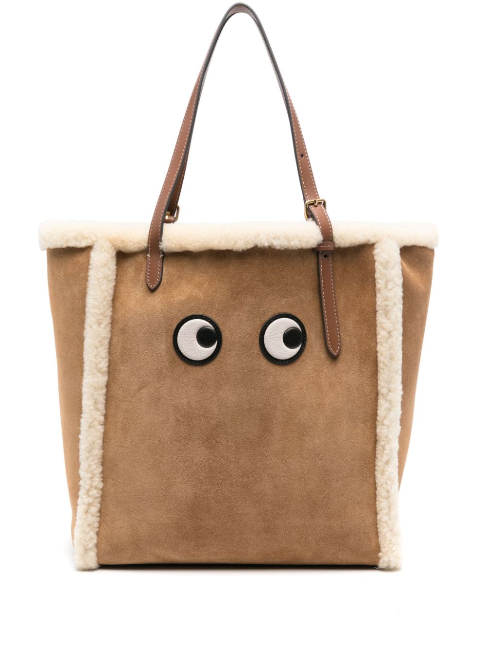 Shop Anya Hindmarch Small N/s Tote Bag In Neutrals