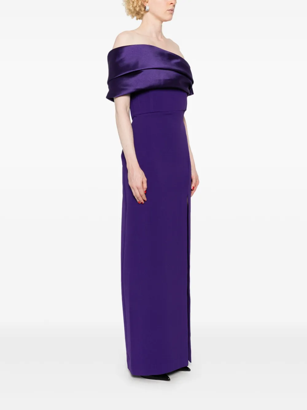 knee length dresses for ladies The Alexis Maxi Dress in Wisteria main image 1