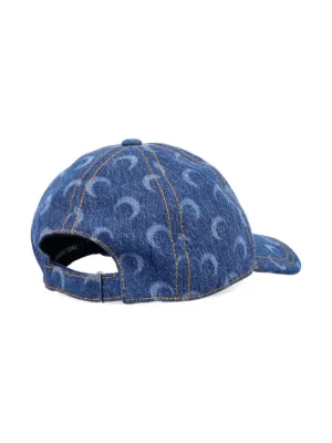 帽子・その他 Moon Laser Cap - Marine Serre - Cotton - Blue Marine Serre Moon Laser Cap - Cotton - Blue | ShopSimon