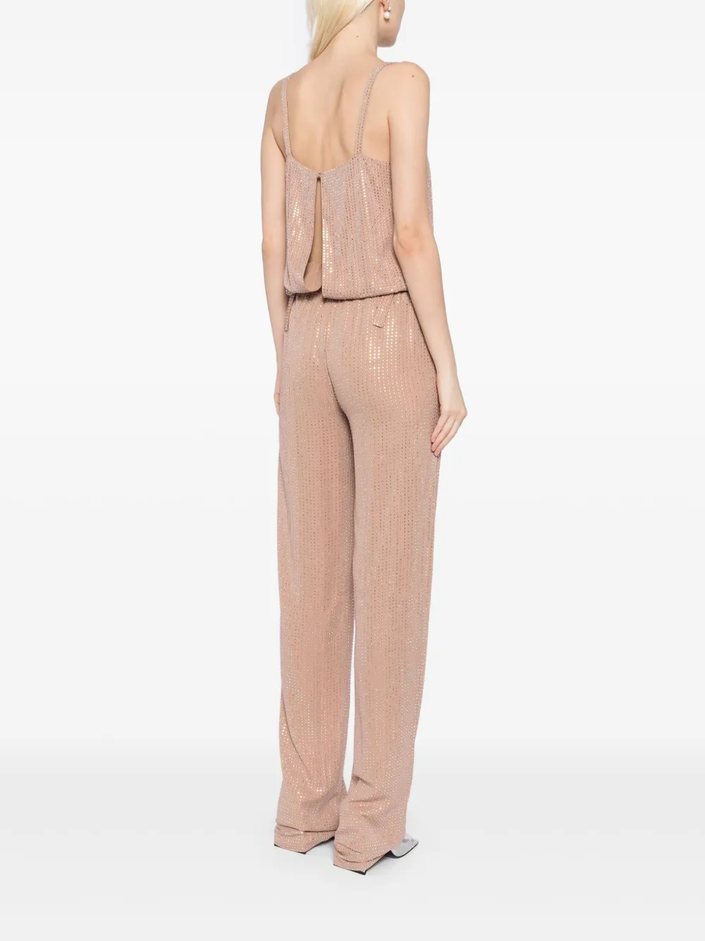 Gucci Jumpsuit verfraaid met kristallen Roze