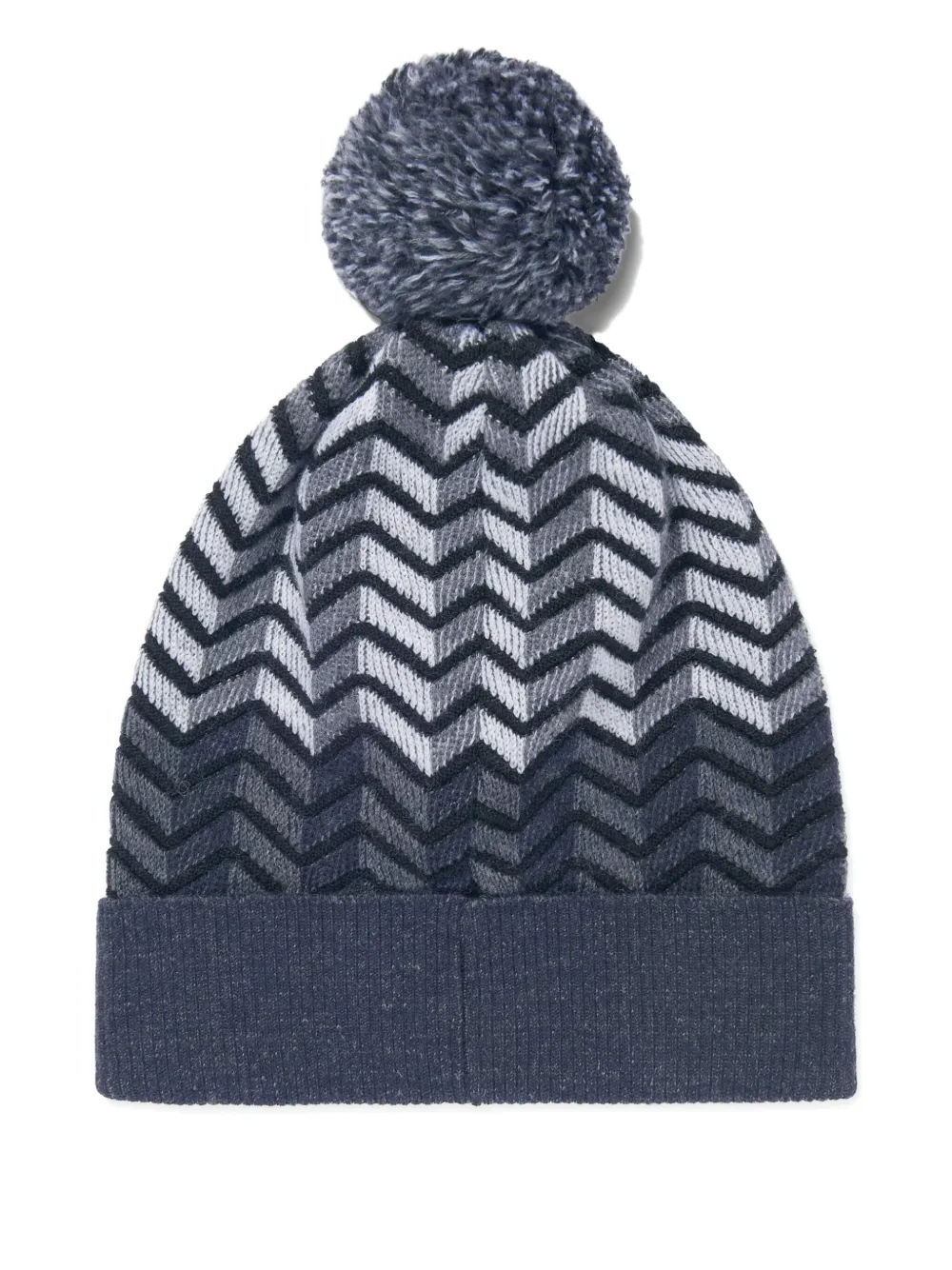 Missoni Kids zig-zag pom-pom hat | Boys knitted hats | Image 2