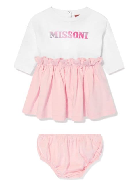 Missoni Kids logo-print dress set