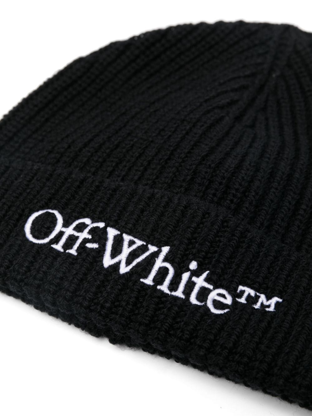 Off-White Bookish beanie hat - Zwart