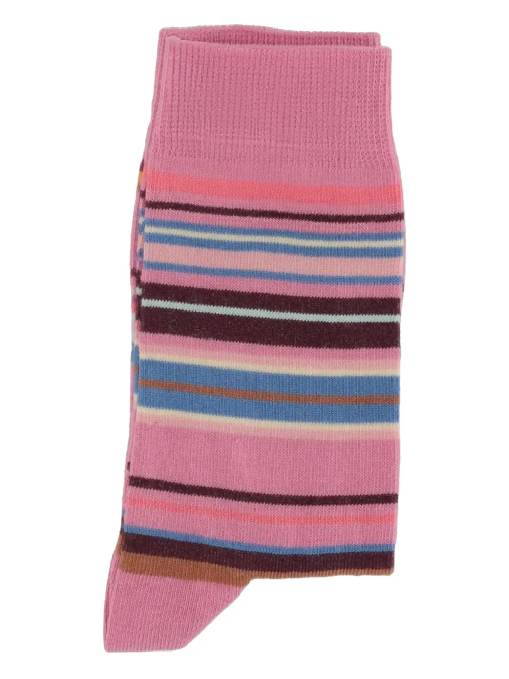 Paul Smith chaussettes en coton à rayures | rose | Image 1